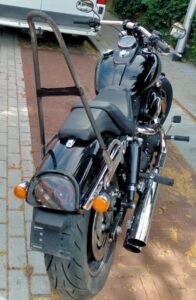 Sissybar op motor